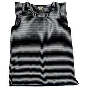 💎4 for $25💎 Women's J. Crew Ruffle Cap Sleeve Striped Top - Size XS